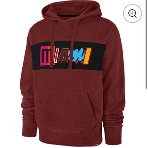 '47 Miami Heat Burgundy Hoodie